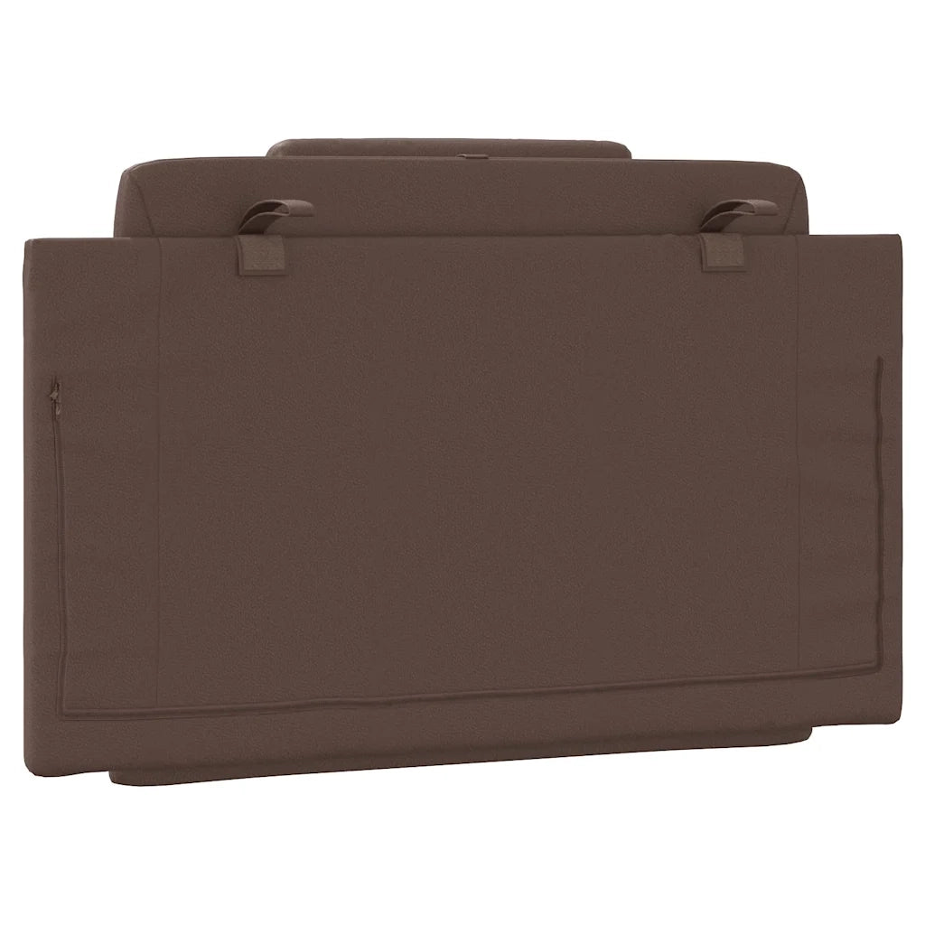 Cuscino Testiera-Cuscino per Testiera Viana Marrone 80 cm in Similpelle