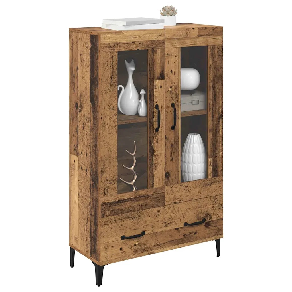 Credenza | Madia | Buffet da pranzo | Armadio da pranzo con cassetto Legno vecchio 70 x 31 x 115 cm