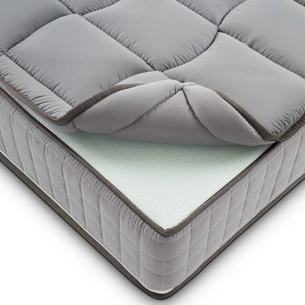Materasso Piazza e Mezza 120x200 Molle progressive - Alto 27 cm - Ortopedico - Sfoderabile - con topper Memory in OMAGGIO