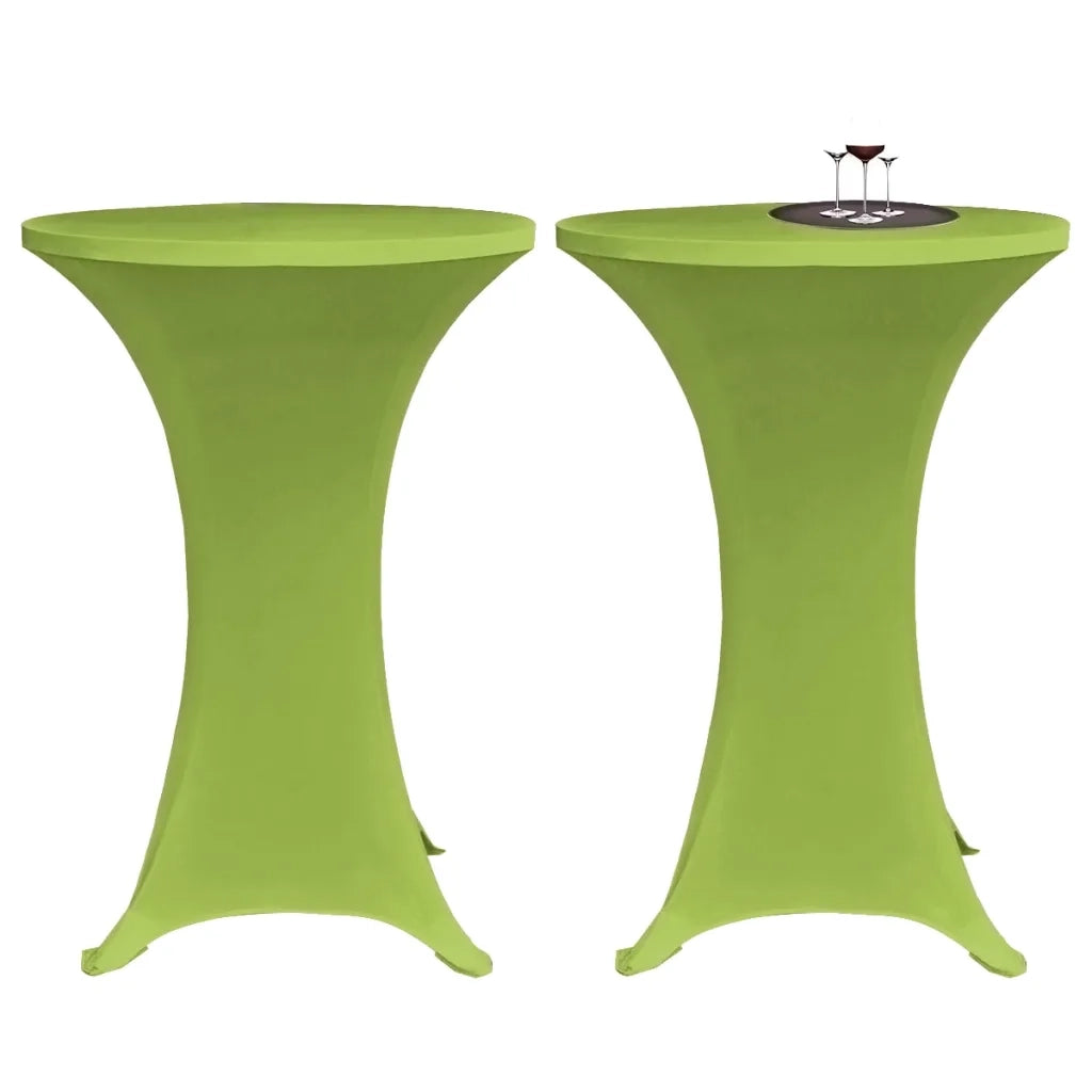 Copertura Elastica per Tavolo 2 pezzi 70 cm Verde CFW1193301