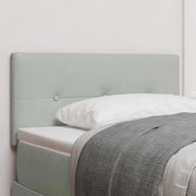 Testiera LED con strisce LED Grigio chiaro 90 cm Velluto 3338103