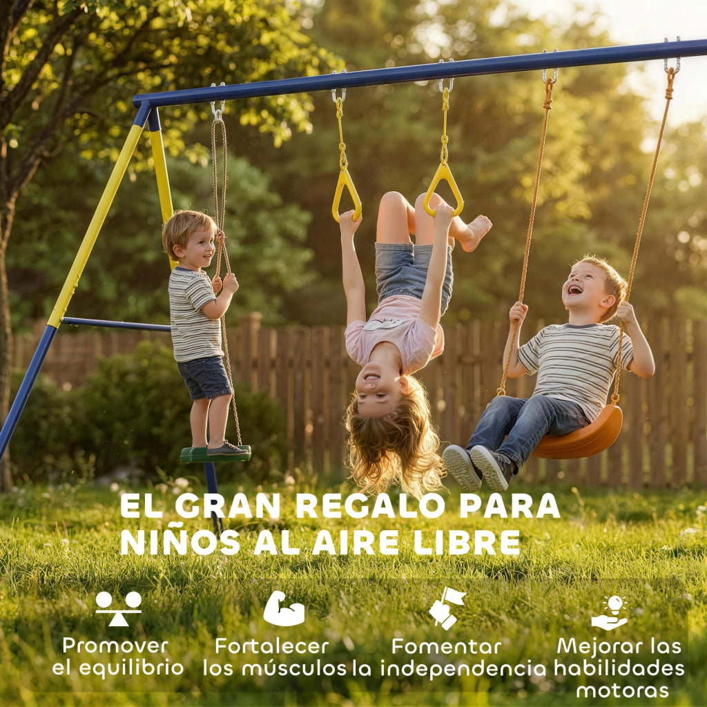 Altalena per bambini 3 in 1 ¨C zephmum ¨C Multicolore