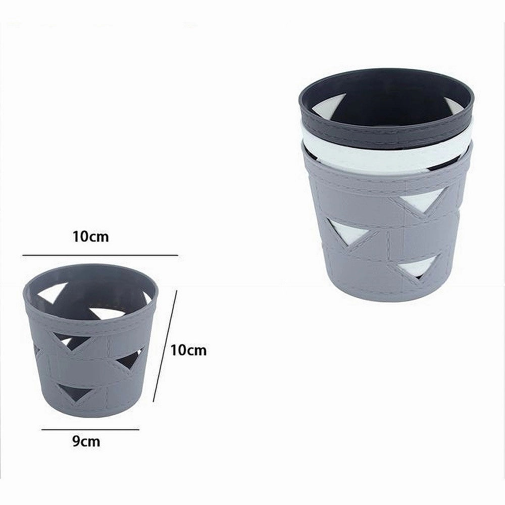 Trade Shop - Set 3pz Cesto Cestino Portaoggetti Organizzatore Tondo 10x10x9cm Assortiti 10711 -