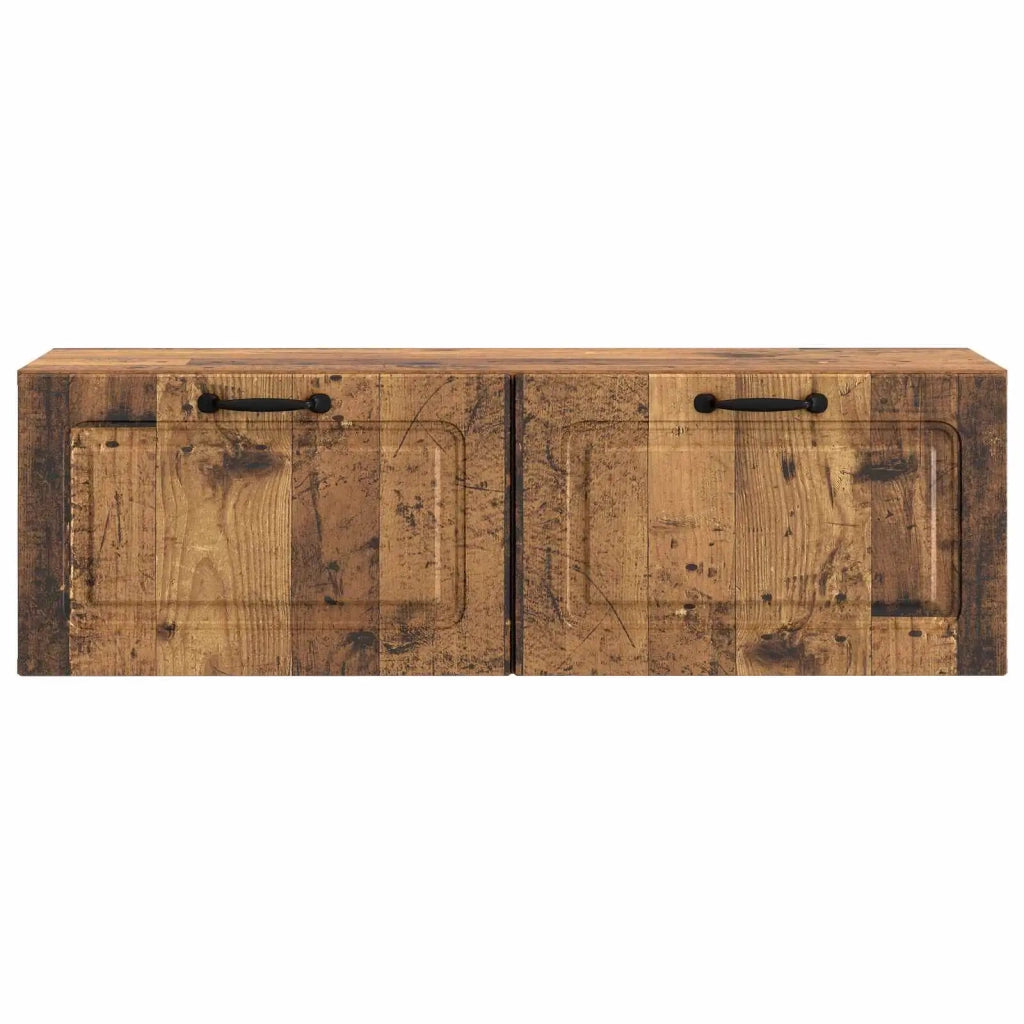 Mobile TV da Muro | Armadietto TV | Mobile Porta TV Legno antico 98 x 31 x 30 cm