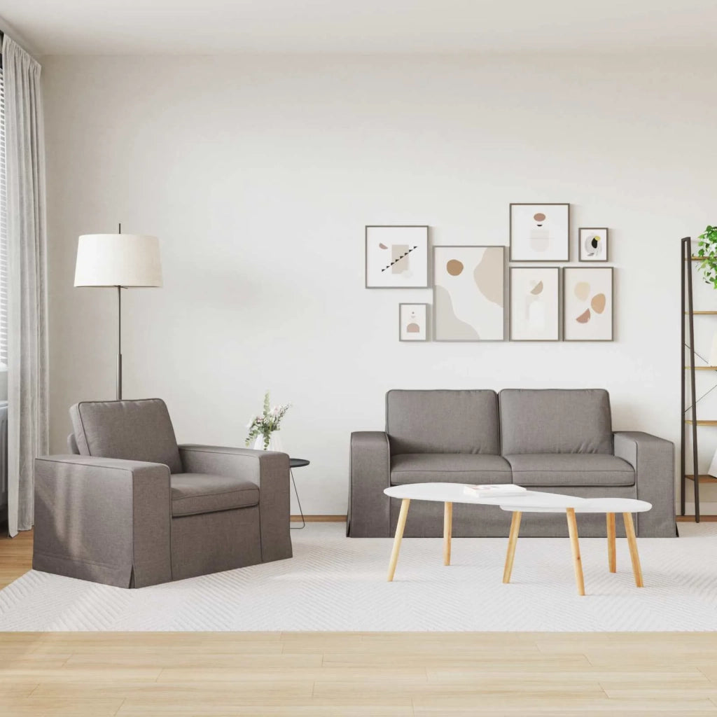 Set di divani 2 pcs Talpa 182 x 80 x 82 cm Tessuto 3407548