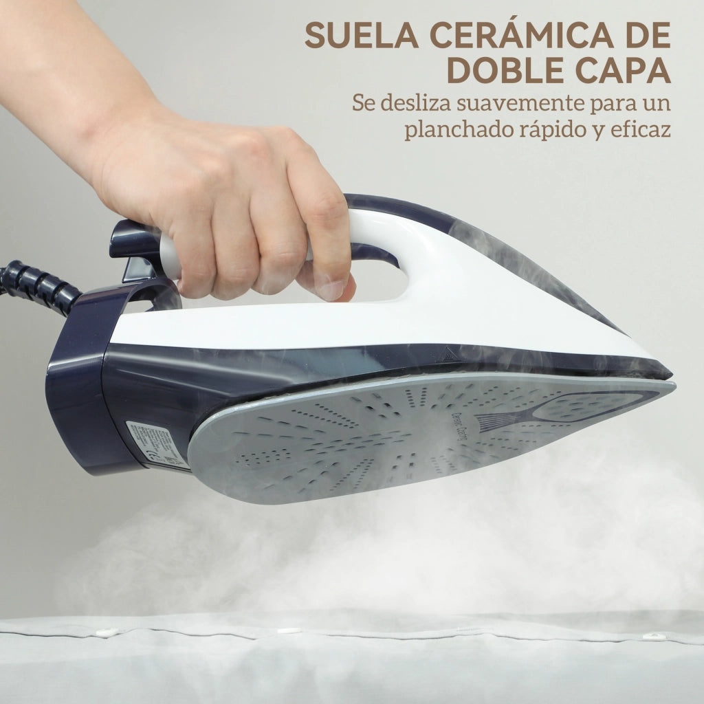 Centro Stiro 2800W ¨C Minimal ¨C Blu, Ceramica, 2 L