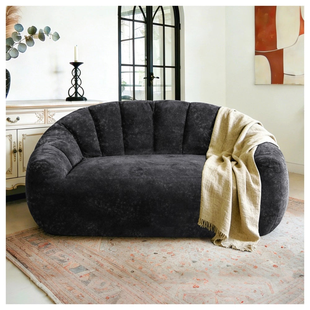 Divano Pouf Gigante con Braccioli ¨C MINIMAL ¨C Beige, Morbido, Oversize