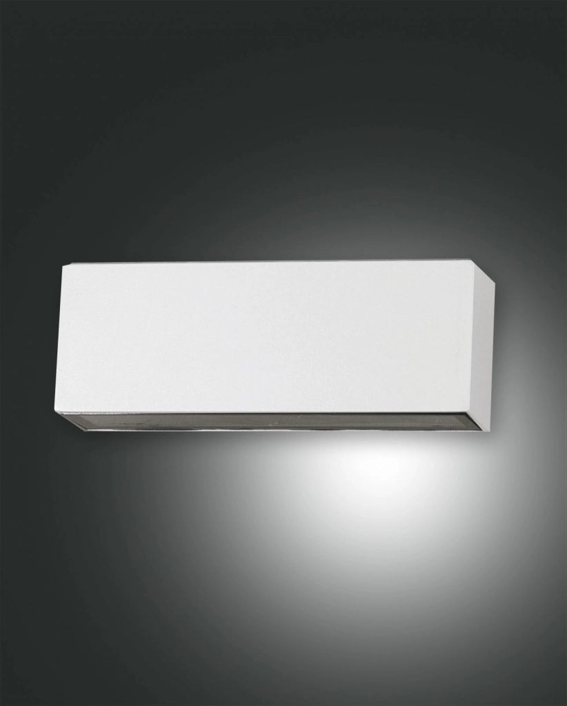 TRIGG APPLIQUE DA ESTERNO LED 14W 3000K 1300LM 2 LUCI BIANCA