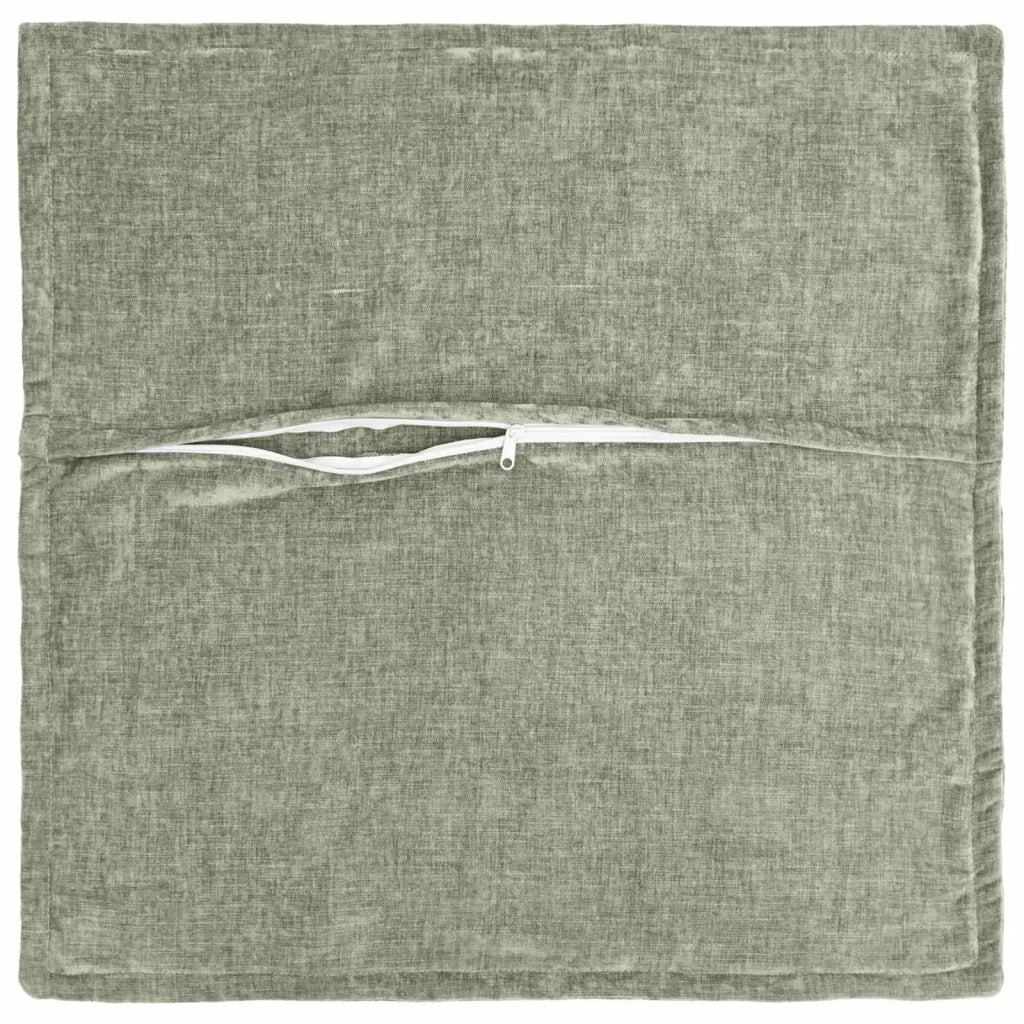 Federa 6 pz HOUTEN Verde 65 x 65 cm Tessuto Chenille 921074
