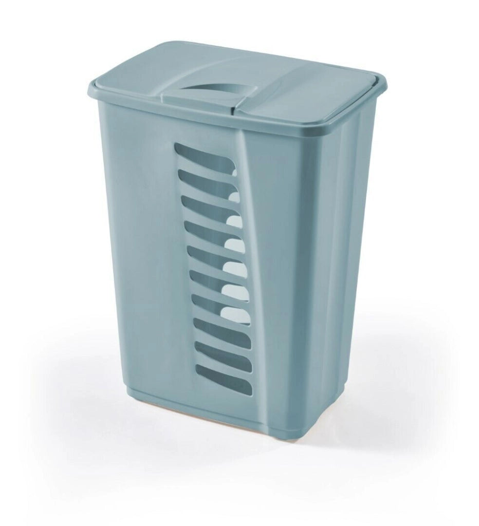 Contenitore Rettangolare Per Biancheria 45 L Olly Azzurro Sky - Mazzei Home