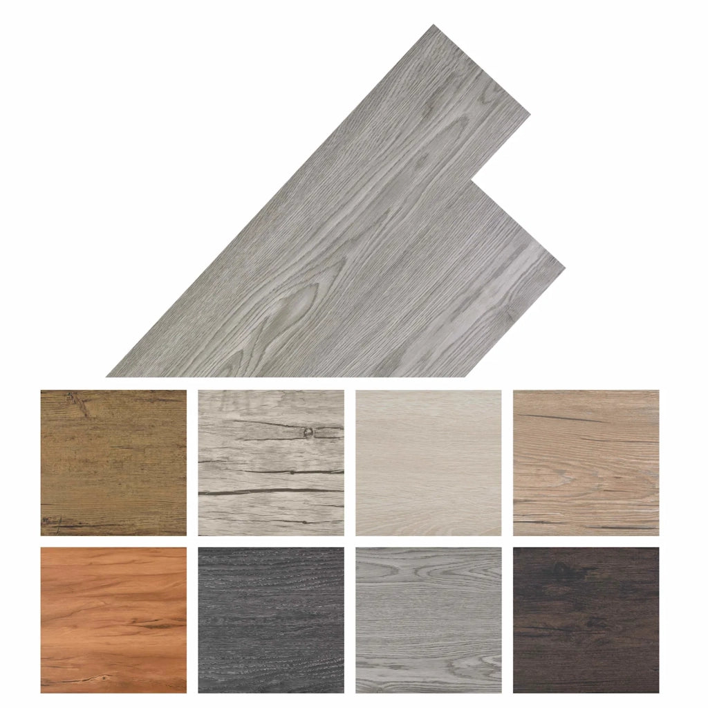 Plance per Pavimenti in PVC Autoadesive 30,5 x 61 cm 28 pcs PVC 42046415
