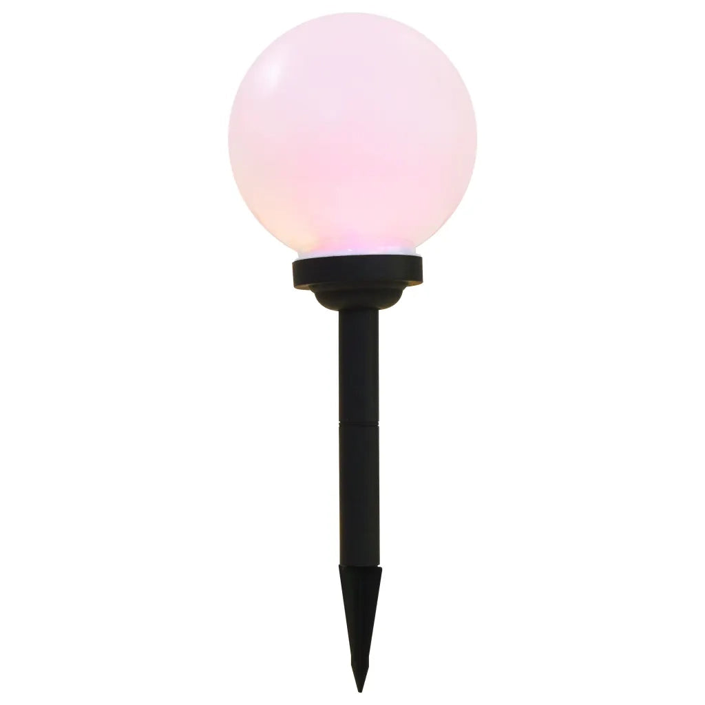 Lampade Solari da Esterno 6 pz LED Sferiche 20 cm RGB 277126