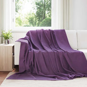 Coperte da Pile 6 pcs Viola 240 x 220 cm Panno 42017079