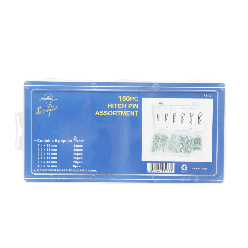 Set di graffe di sicurezza, 150 pezzi