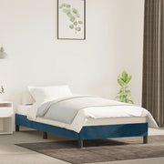 Giroletto senza Materasso Blu Scuro 90x200 cm in Velluto 346956