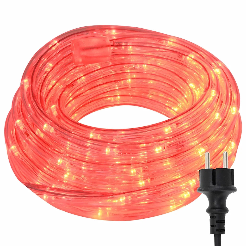 Luce a corda con 2400 LED Rosso 100 m PVC CFW8990017