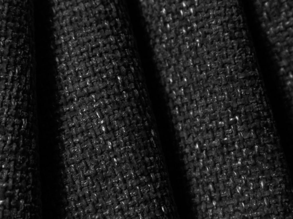 Cosmopolitan Design - Divano panoramico "Tulum" 5 posti in ciniglia nero 