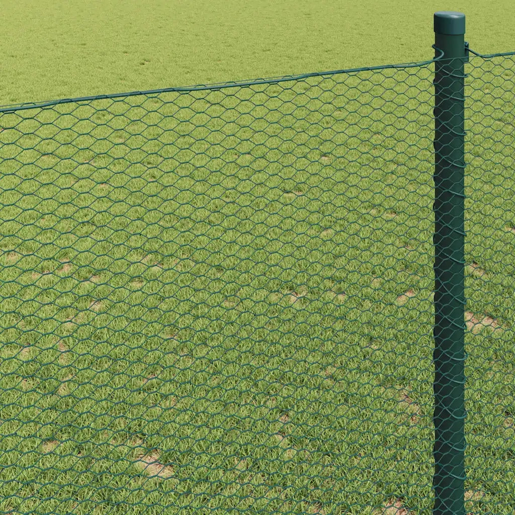Recinzione Esagonale Verde 1 x 100 m PVC 42005458