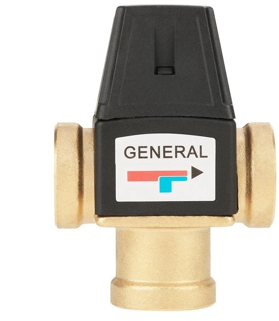 Ventilatore termostatico 3 vie per acqua calda interna DN20 - Adatto per impianto solare - Installazione di riscaldamento acqua - Prodotto di alta qualità - Termostato