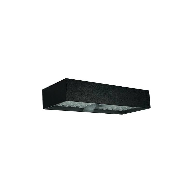 Applique led Vigor solare, tebe nero, 6w-800lm