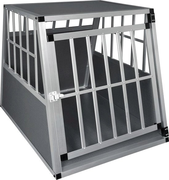 Banchetto per cani - Spazio e sicurezza - Ventilazione ottimale - Montaggio semplice - Grigio