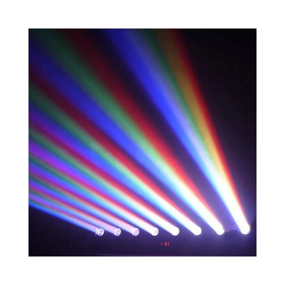 Trade Shop - Mini 10 Watt Led Moving Head Light Fascio Bianco Luce Testa Mobile Dj Party -