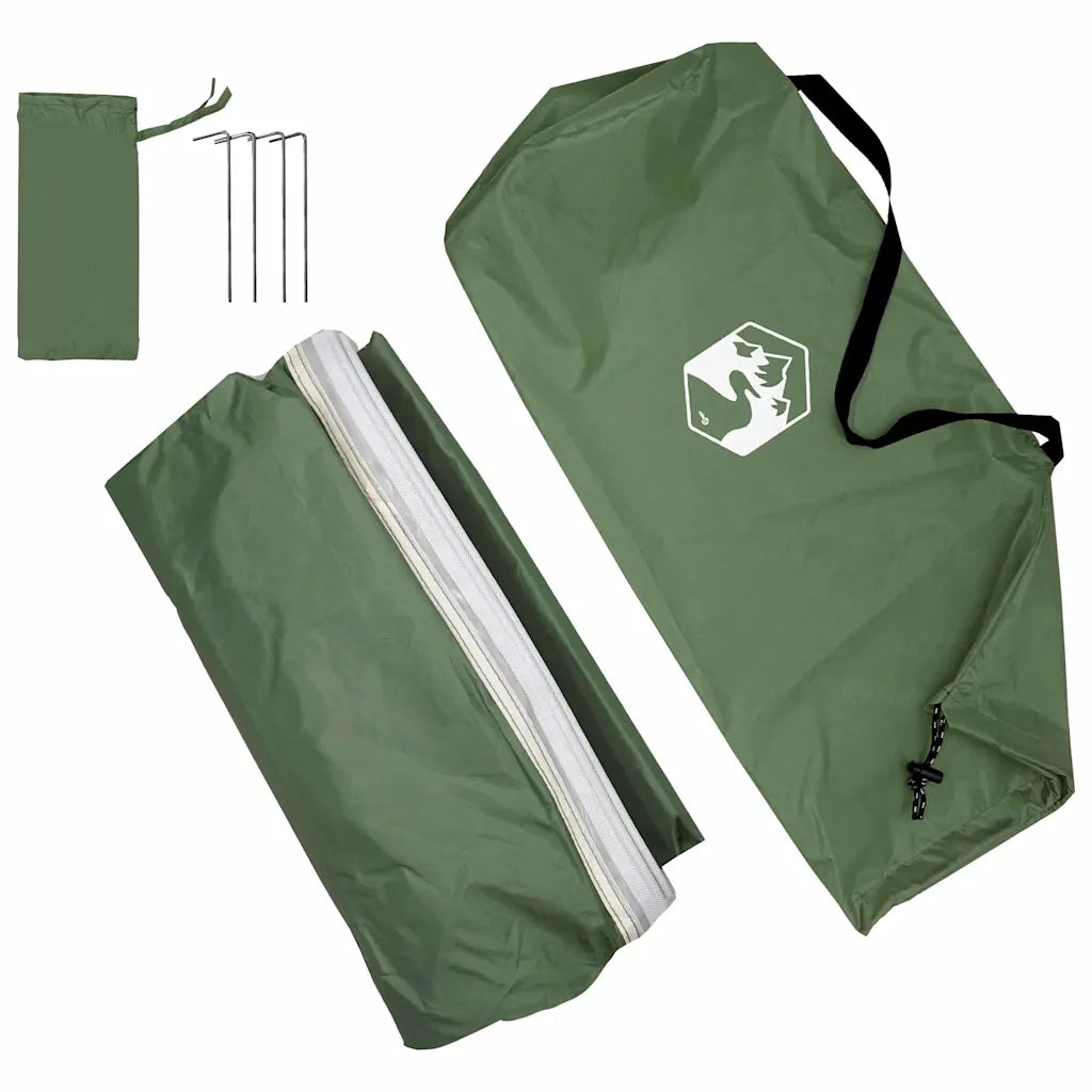 Tarp resistente all'acqua con tetto Verde 240 x 350 cm 42001032