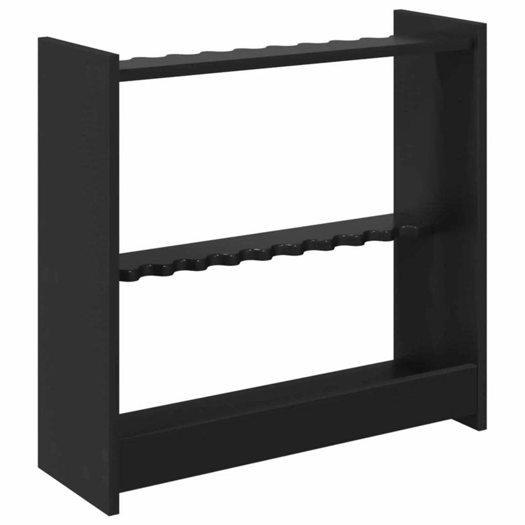Supporto per stecche da biliardo Legno ingegnerizzato Nero 8006765