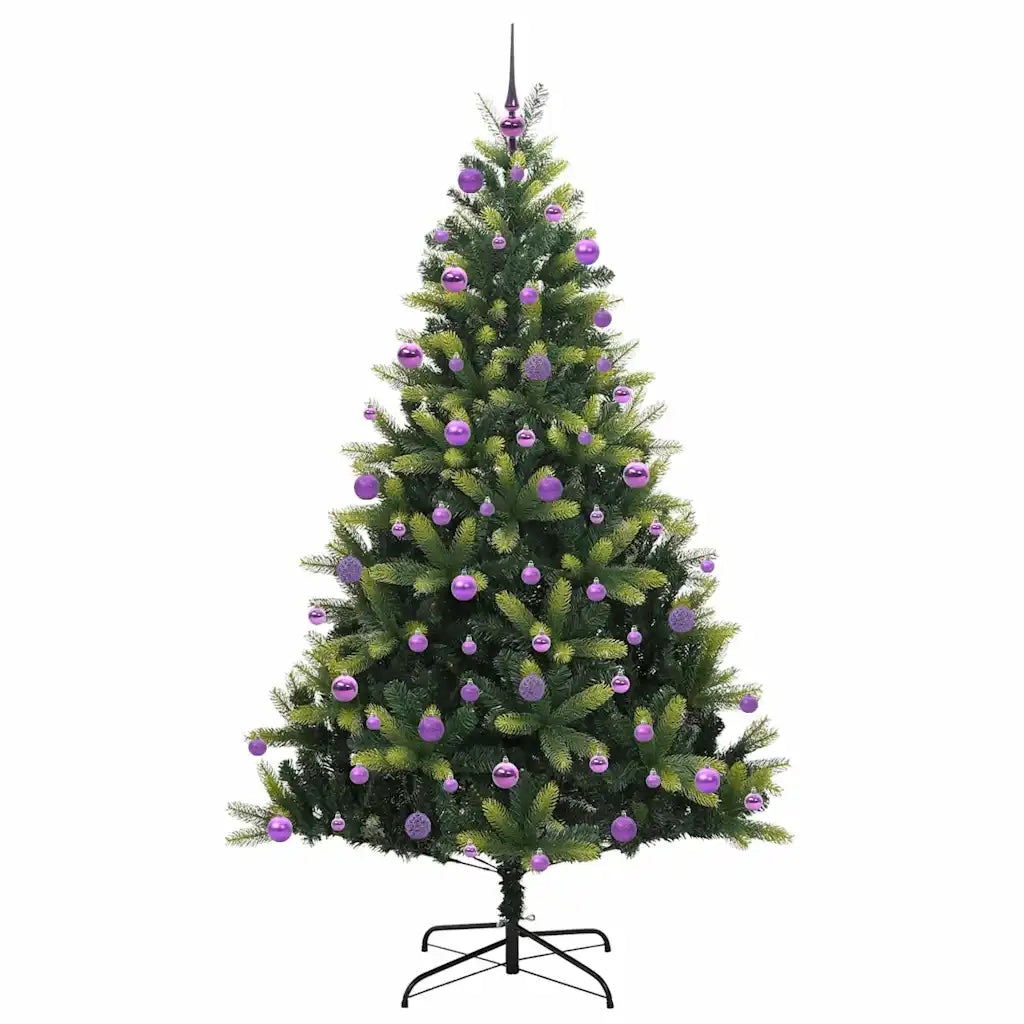 Albero di Natale Artificiale a Cerniera con 300 LED 210 cm