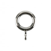 Anelli in metallo cromato per tende 10Pz 12mm