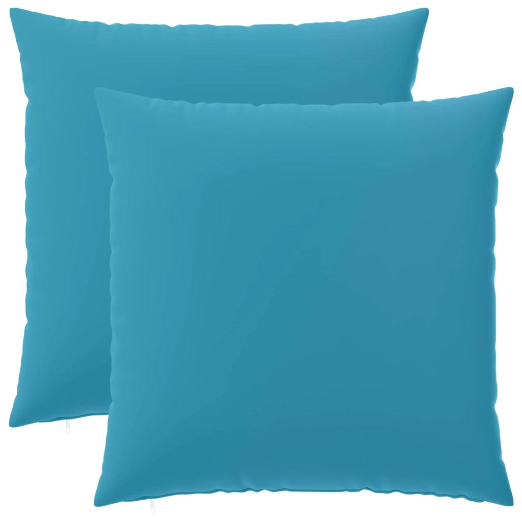 Federa 2 pcs HEERLEN Azzurro 65 x 65 cm Poliestere 913021