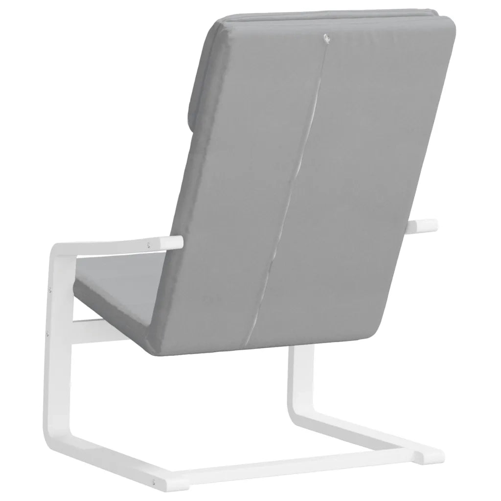 Poltrona | Sedia Relax Grigio Chiaro in Tessuto