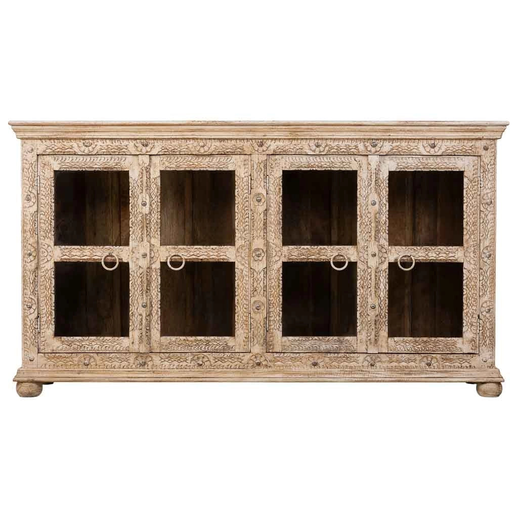 Credenza in legno beige  180x43x100