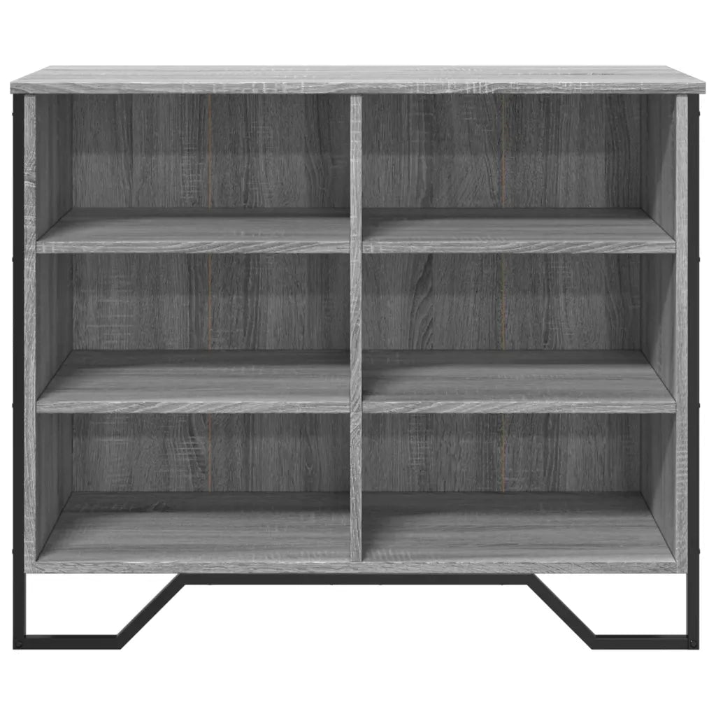 Credenza Grigio Sonoma 91x35,5x74,5 cm in Legno Multistrato 848552