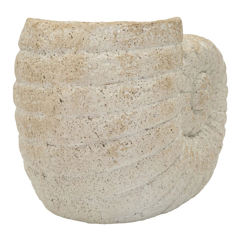 Vaso Shell Sand -a- cm 33x19x23 (apertura cm ø 13)