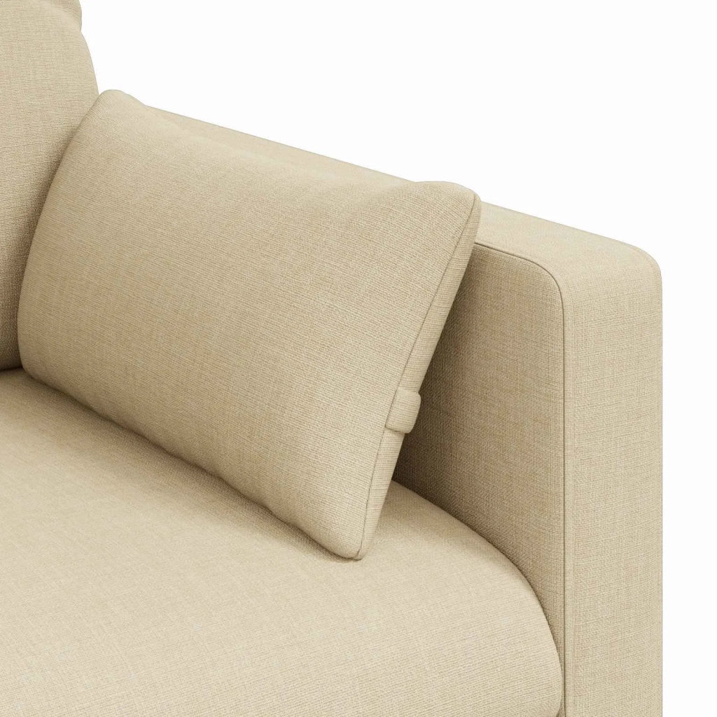 Divano Crema 158 x 78 x 80 cm Tessuto 42024367