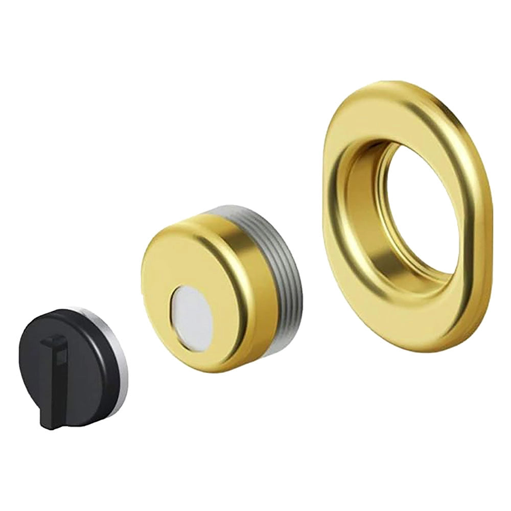 DEFENDER MAGNETICO PER SERRATURE ATRA 'MRM 39' pvd ottone  - DISEC