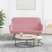 Panca-Sgabello Rosa 110x76x80 cm in Velluto 605399