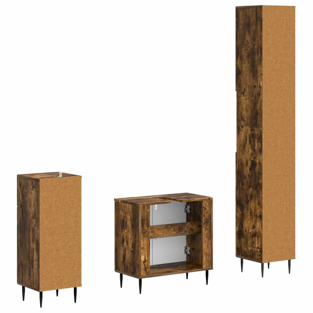 Set di armadietti da bagno in 3 pezzi HAARLEM 3417860