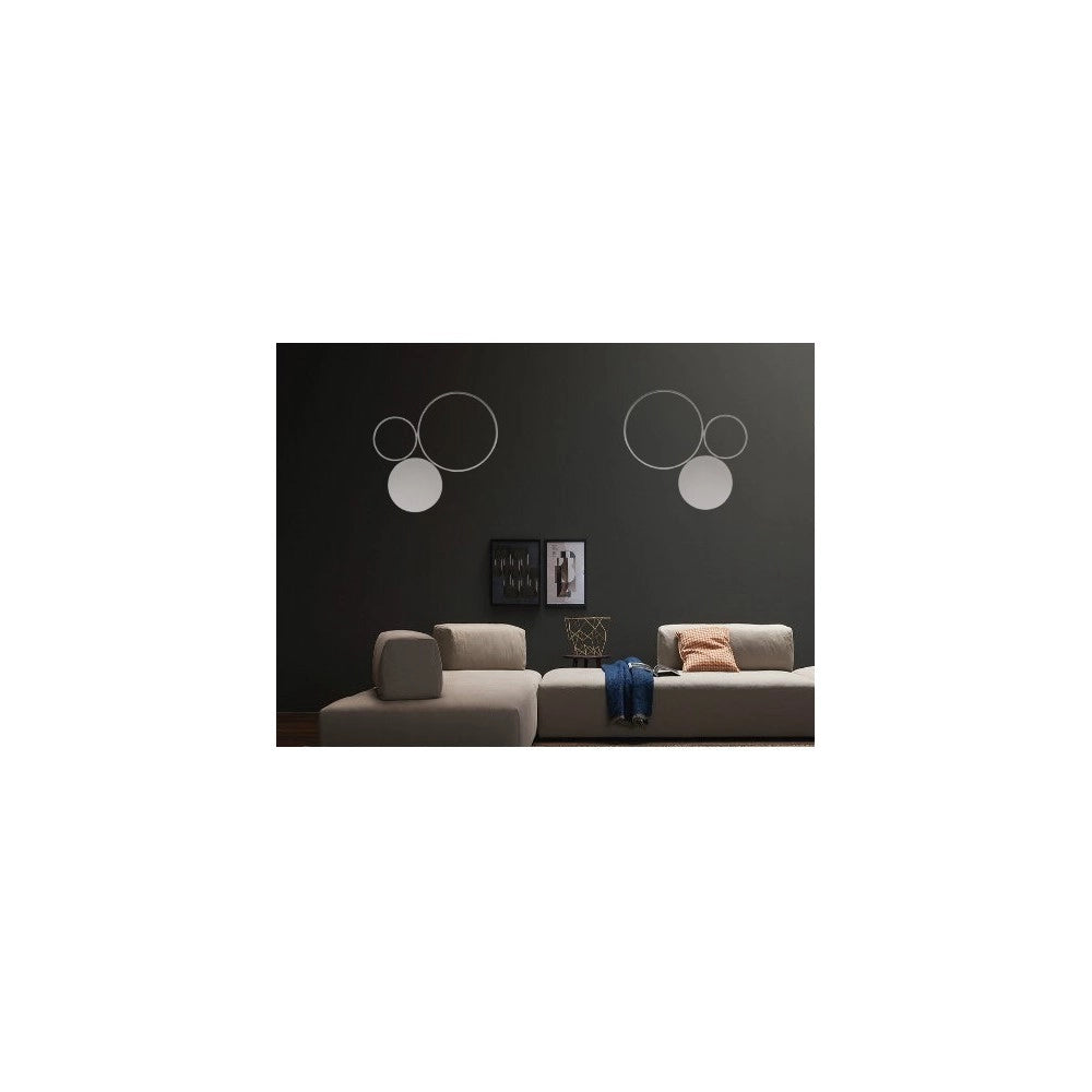 Plafoniera a led Pois-Silver-Piccola