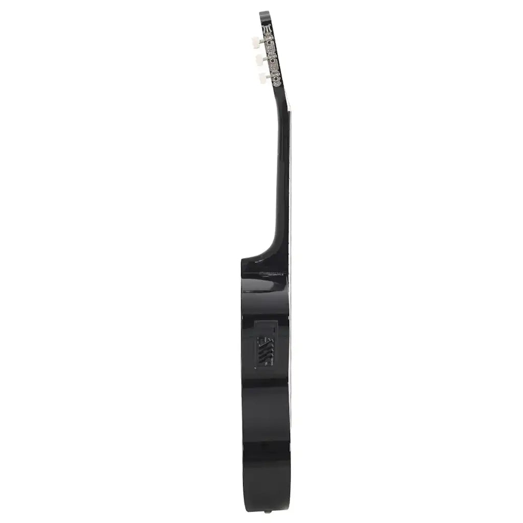 Chitarra Classica Western con Equalizzatore e 6 Corde Nera 70138