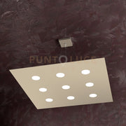 AREA SOSPENSIONE 9+4 LUCI BIEMISSIONE SABBIA 1127-S9+4-SA