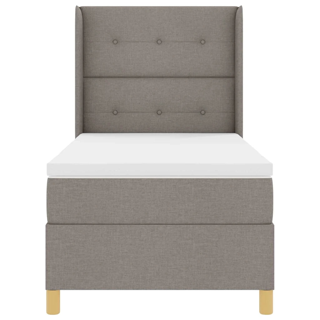 Letto a molle con strisce LED Talpa 90 x 190 cm Tessuto 3343669