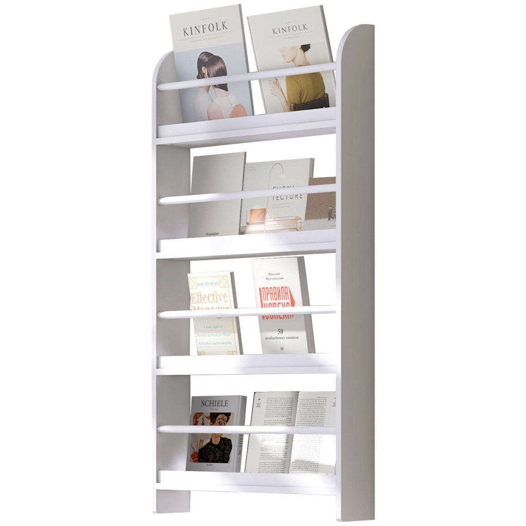 Libreria a muro ¨C Minimal ¨C bianco 59x12x113 cm
