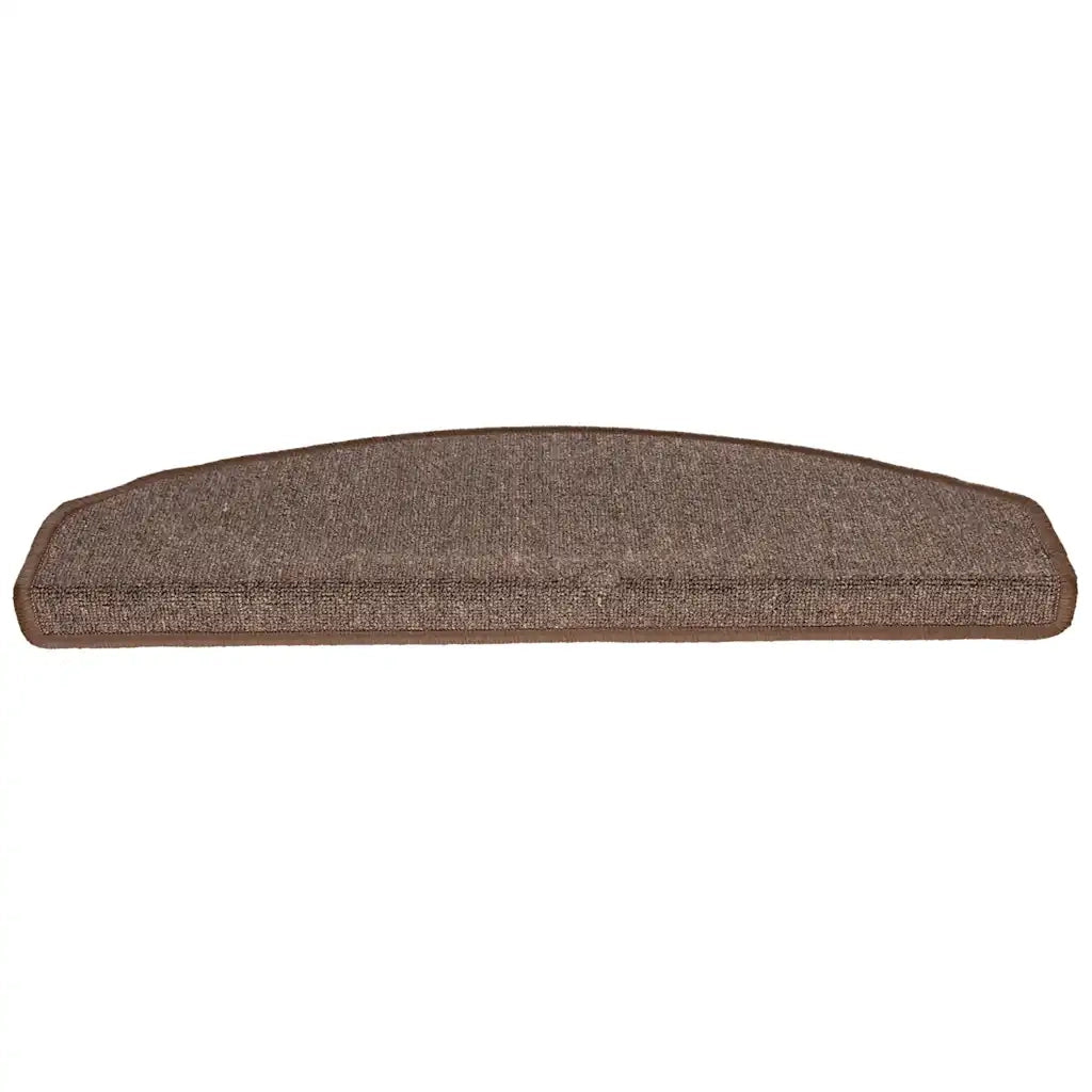 Tappetini per scale 20 pz 65x24x4 cm Marrone caffè Semicircolari Grandi 3365793