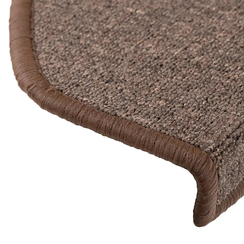 Tappetini per scale 30 pz 65x24x4 cm Marrone caffè Semicircolari Grandi 3365753