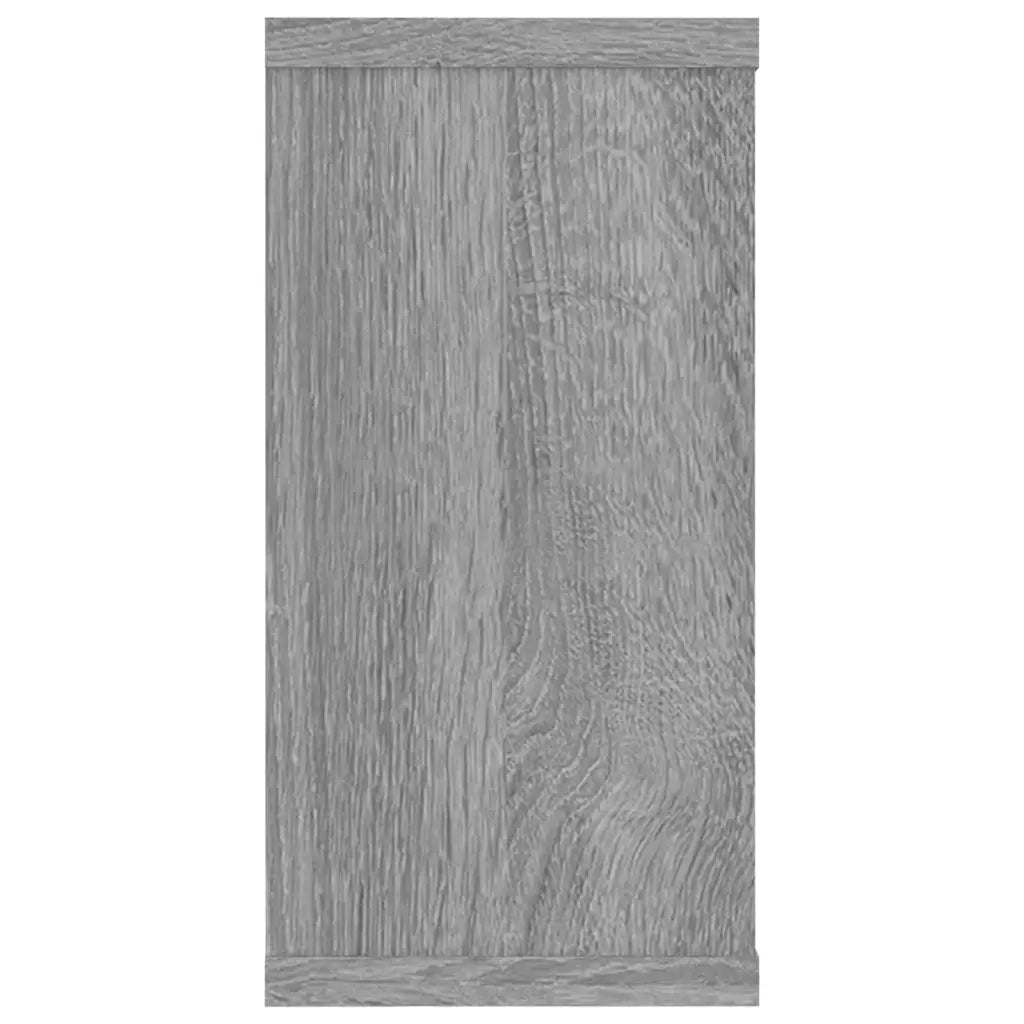 Mensole Cubo Muro 2pz Grigio Sonoma 100x15x30 Legno Multistrato 815909