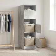 Mobile da lavanderia con porta Calcestruzzo 50 x 68 x 162 cm 3422795