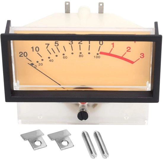 Misuratore di Livello Audio con Alta Precisione - Contatore di Livello Audio - Applicazione DIY - Audio Casa - Audio Auto - Materiale ABS Duraturo