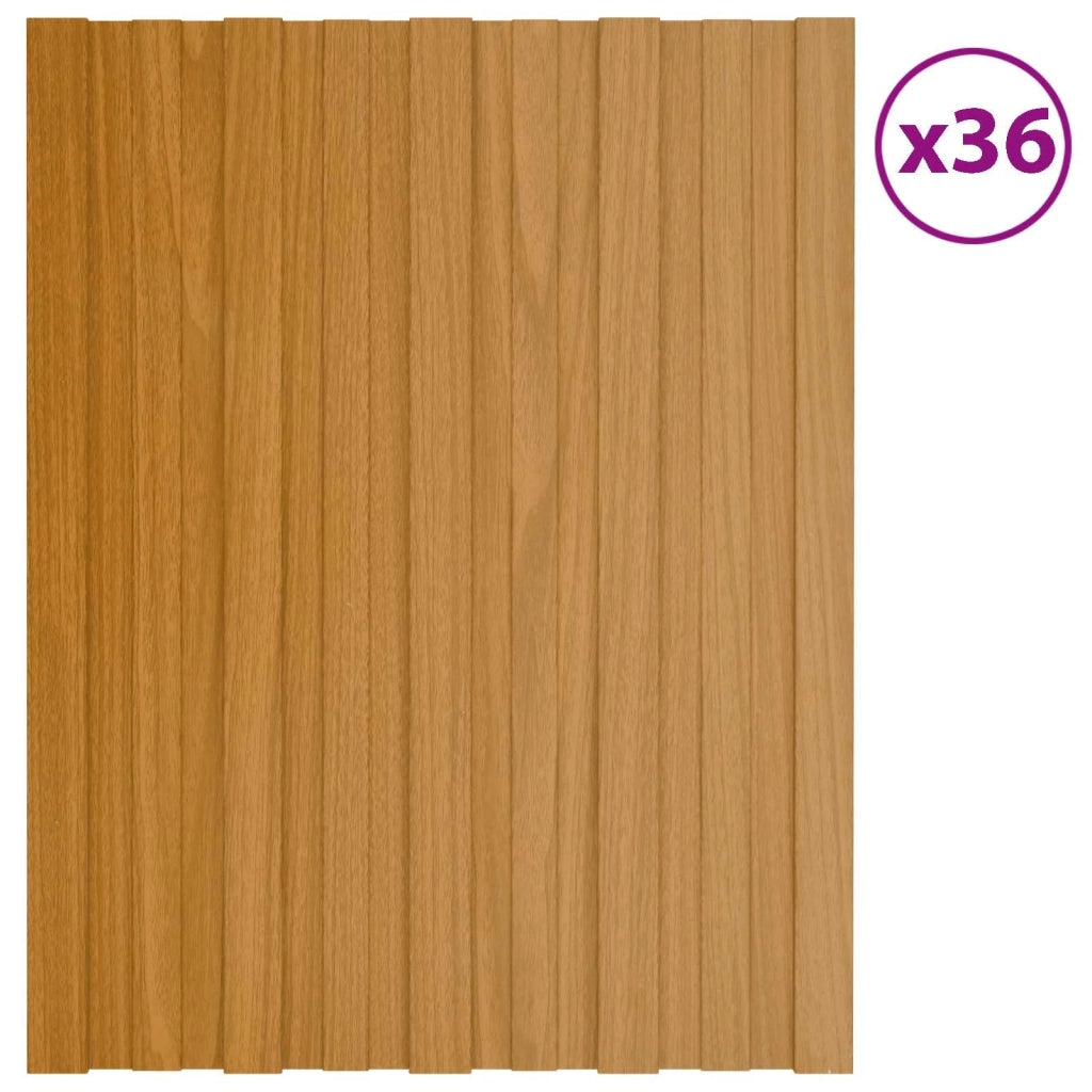 Pannello per tetto 36 pcs Naturale 60 x 45 cm Acciaio zincato 42052359